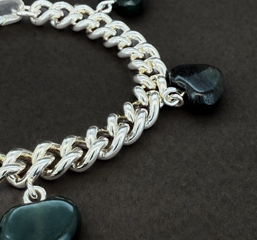 Hearty Jade Rock Bracelet