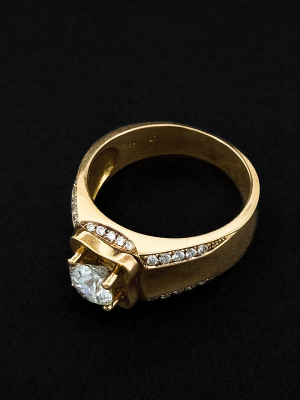 Vintage Diamond Men Ring