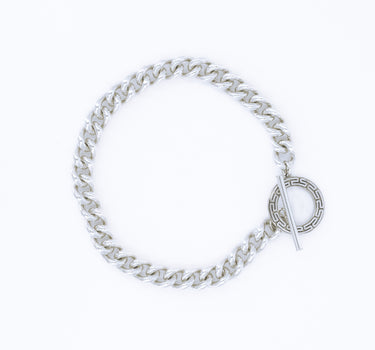 Lucky Coin Curb Chain Bracelet