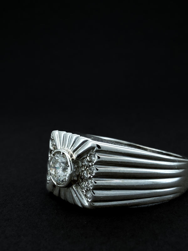 Vintage Diamond Men Ring