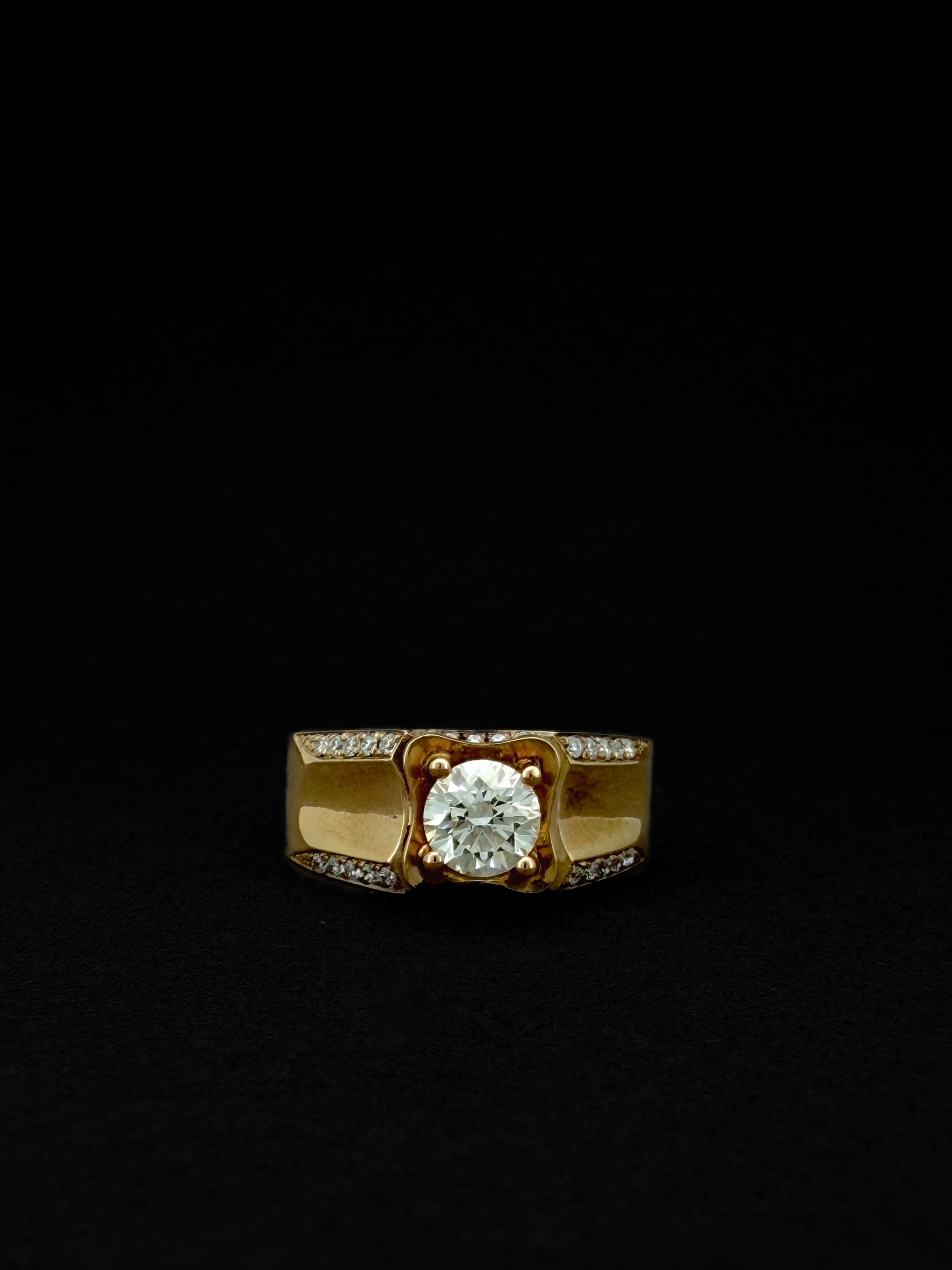 Vintage Diamond Men Ring