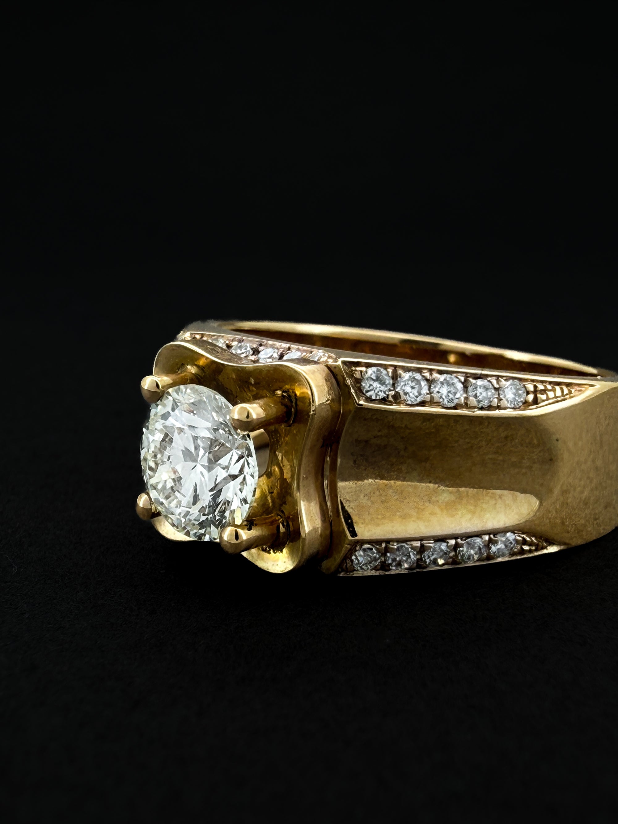 Vintage Diamond Men Ring
