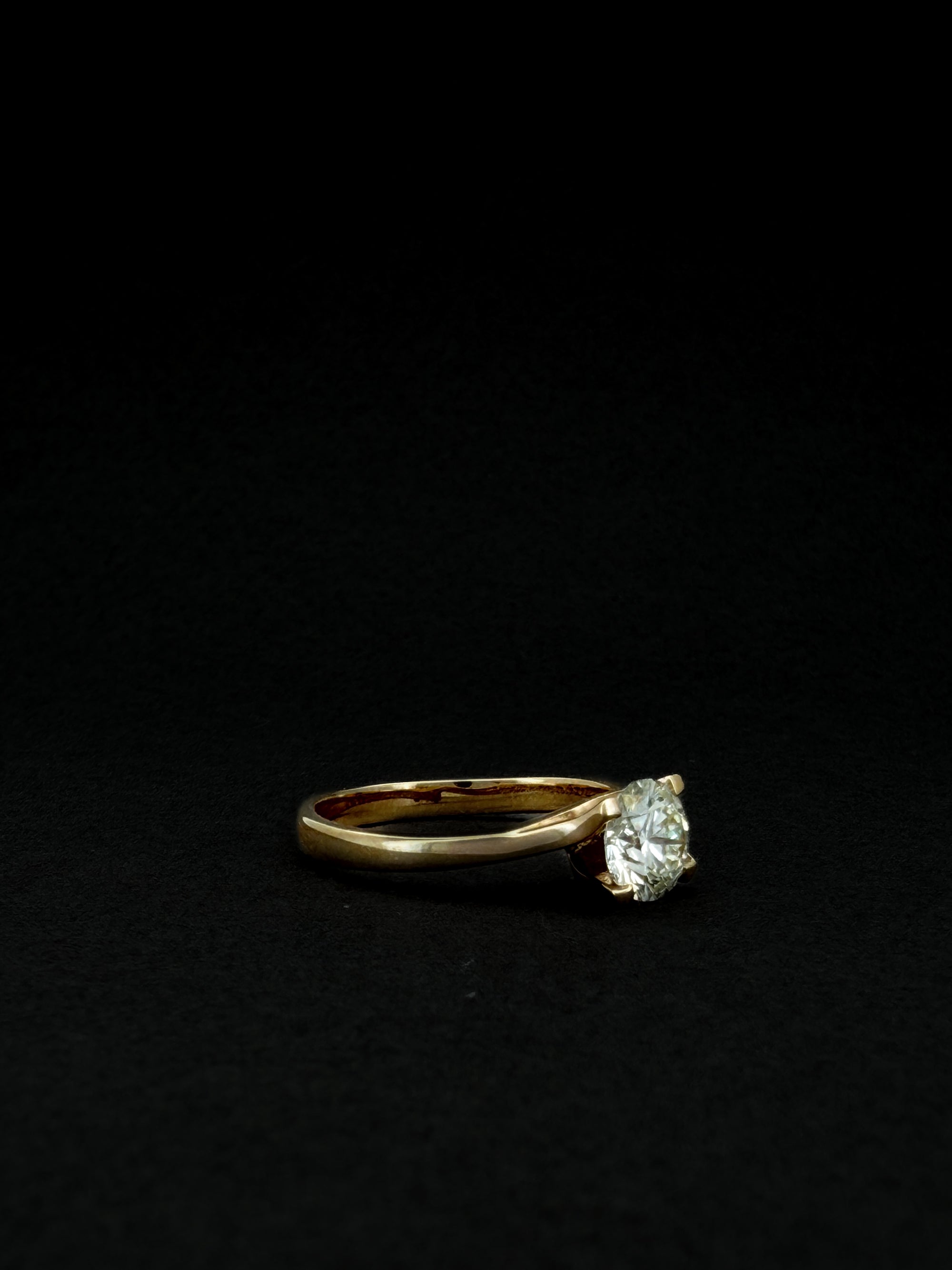 Vintage Solitaire Diamond Ring