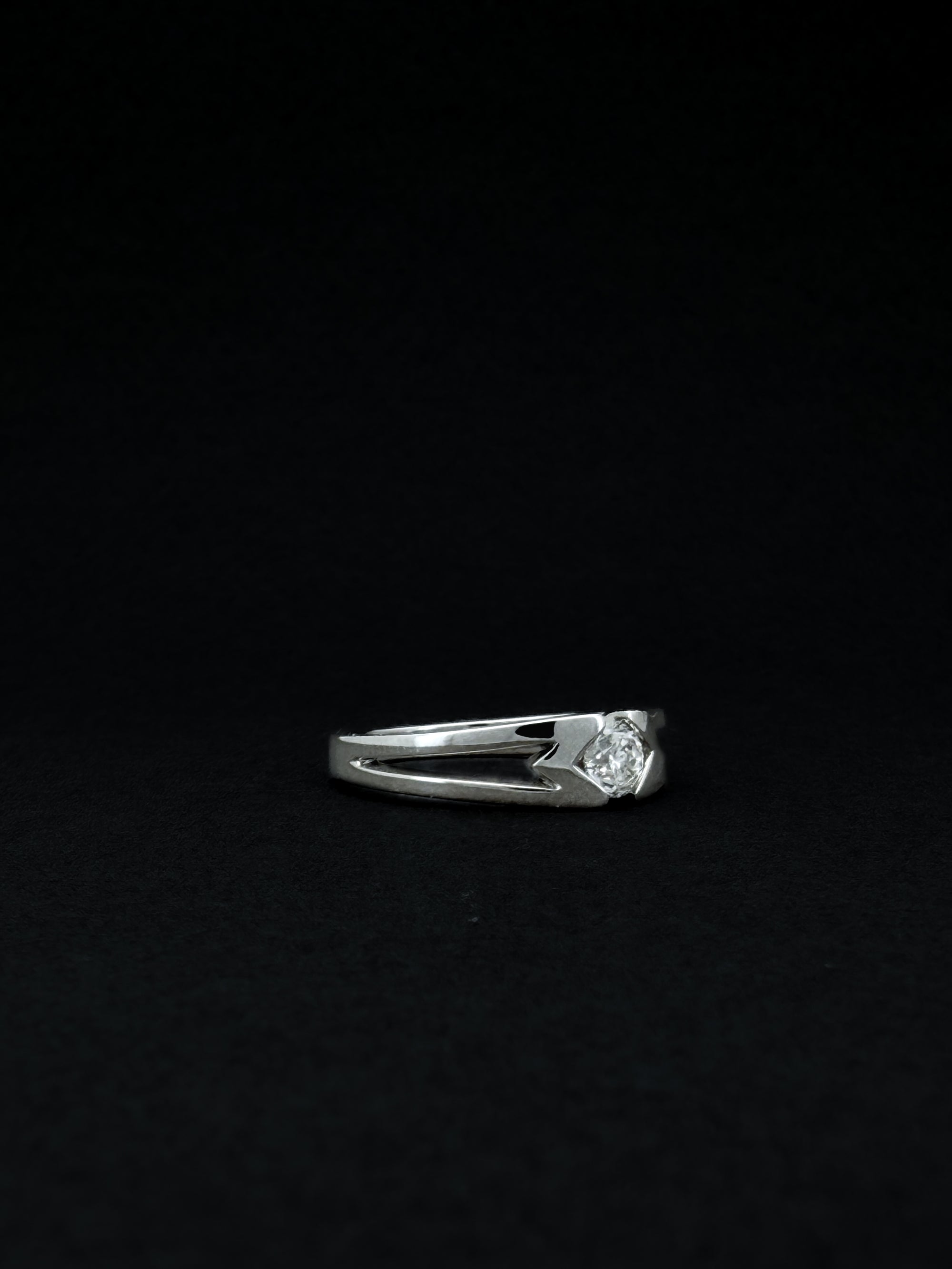 Vintage Solitaire Diamond Ring