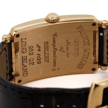 Preloved Franck Muller Long Island 18K Yellow Gold  952QZ Watch
