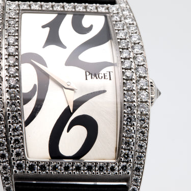 Preloved Piaget Limelight Tonneau 18K White Gold Diamond Ladies Watch