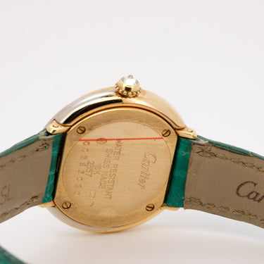 Preloved Cartier 18K Yellow Gold Trinity Diamond Watch