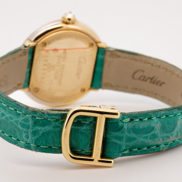 Preloved Cartier 18K Yellow Gold Trinity Diamond Watch